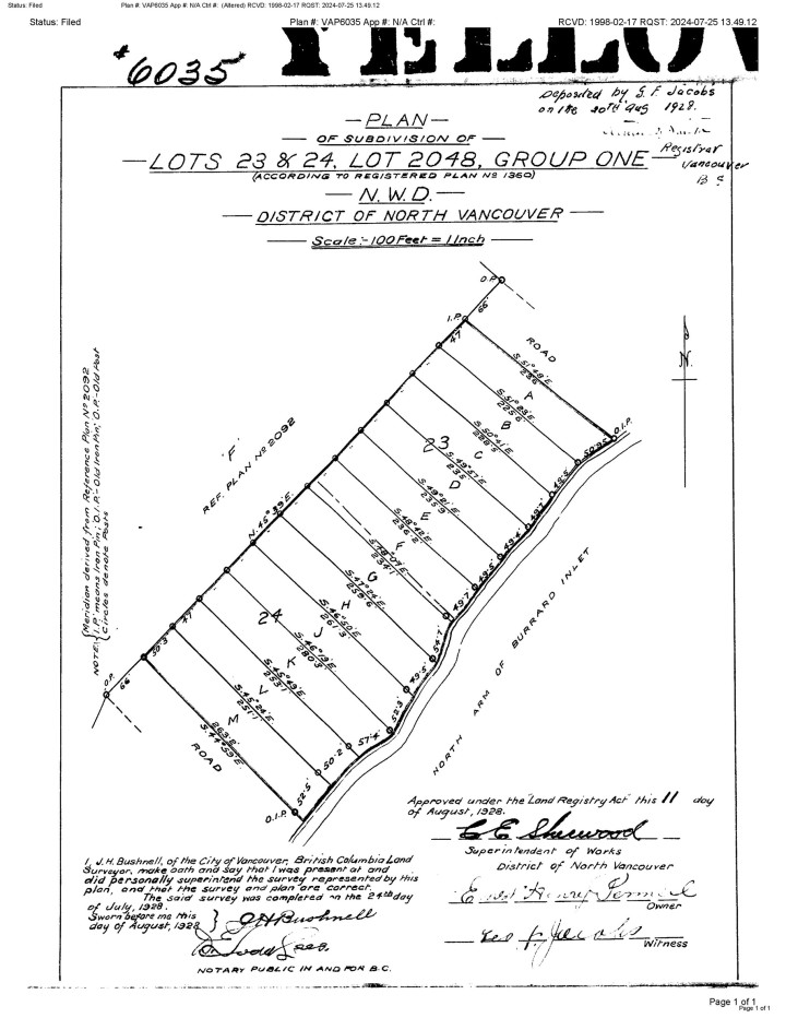 Photo 6 at Lot F Block 23 & 24, Woodlands-Sunshine-Cascade, North Vancouver