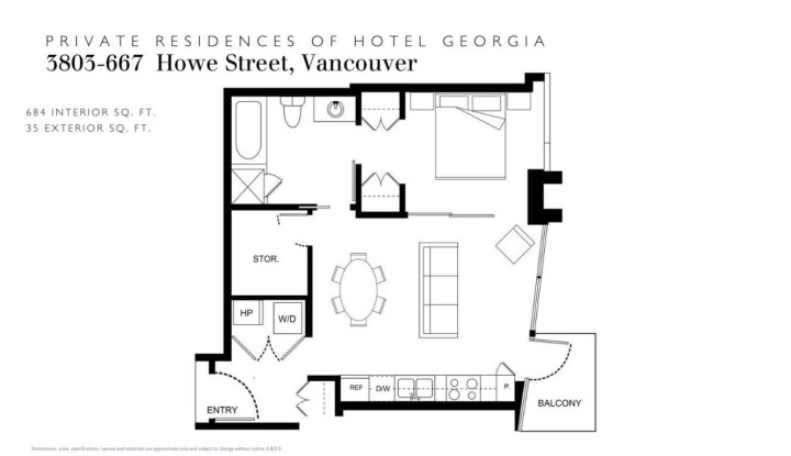 Photo 15 at 3803 - 667 Howe Street, Downtown VW, Vancouver West