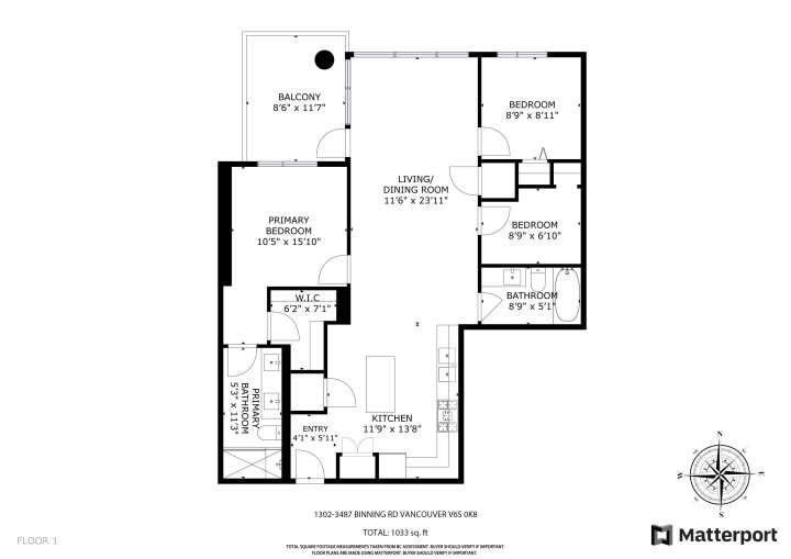 Photo 23 at 1302 - 3487 Binning Road, University VW, Vancouver West