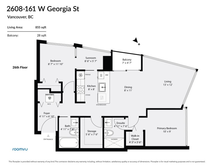 Photo 24 at 2608 - 161 W Georgia Street, Downtown VW, Vancouver West