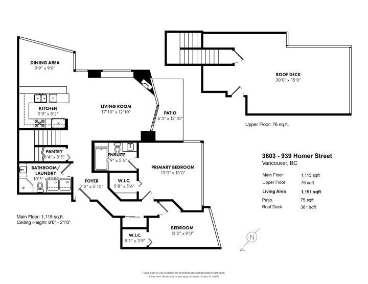 Photo 35 at 3603 - 939 Homer Street, Yaletown, Vancouver West