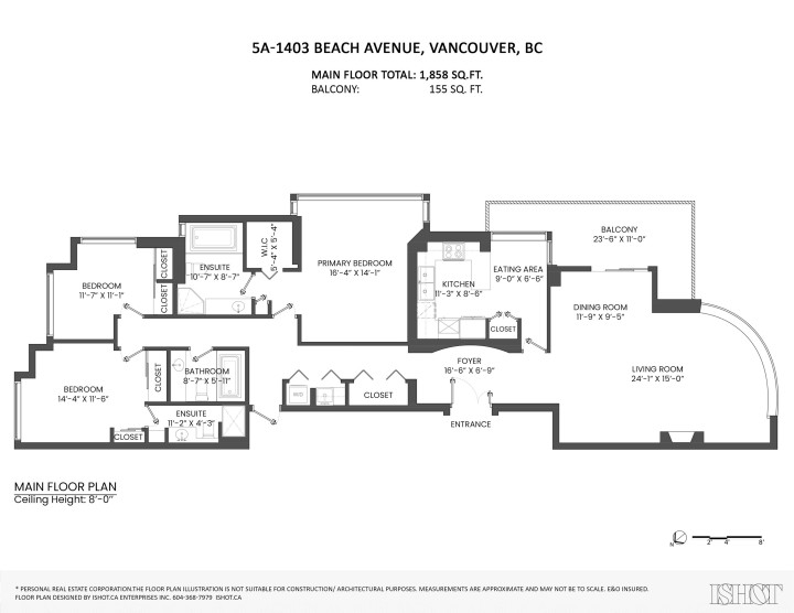 Photo 2 at 5A - 1403 Beach Avenue, West End VW, Vancouver West