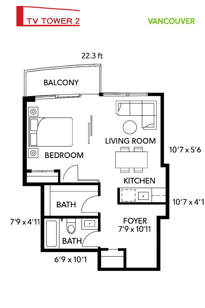 Photo 2 at 1801 - 233 Robson Street, Downtown VW, Vancouver West