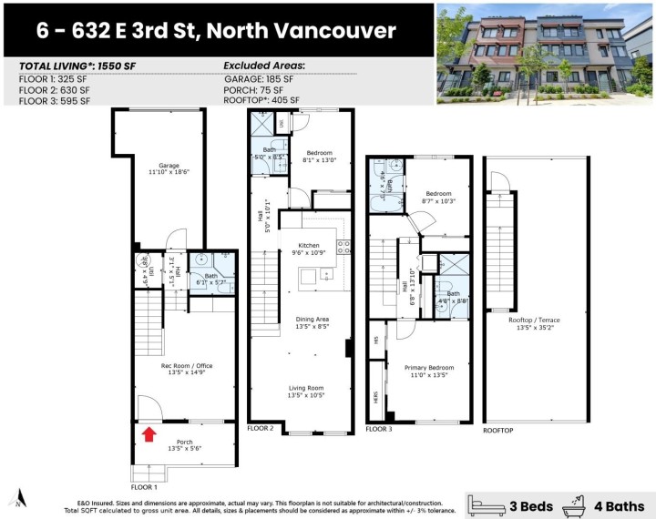 Photo 2 at 6 - 632 E 3rd Street, Lower Lonsdale, North Vancouver