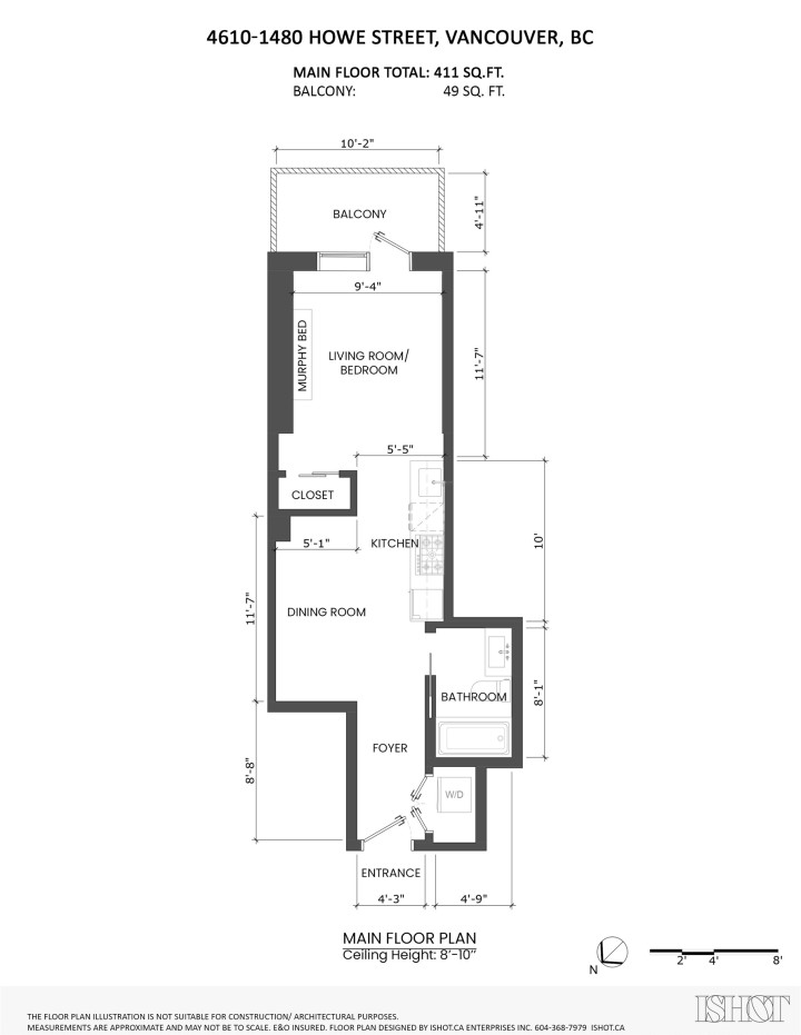 Photo 8 at 4610 - 1480 Howe Street, Yaletown, Vancouver West