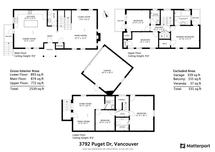 Photo 3 at 3792 Puget Drive, Arbutus, Vancouver West