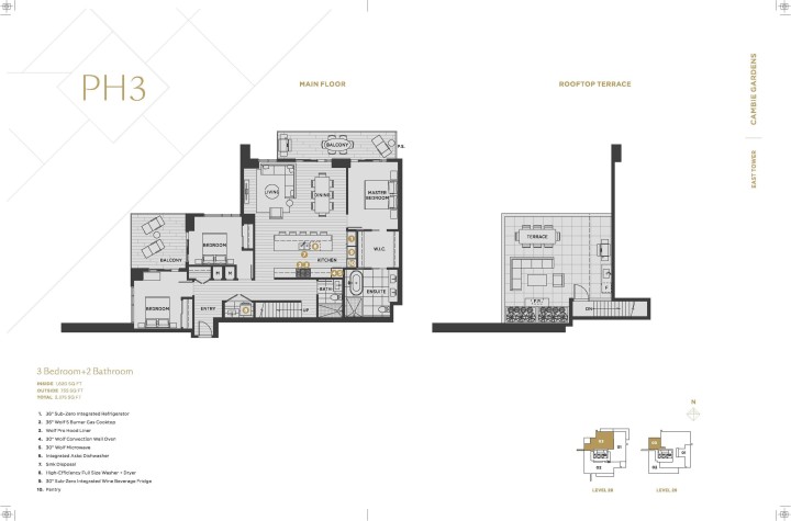 Photo 14 at 2703 - 7433 Cambie Street, South Cambie, Vancouver West