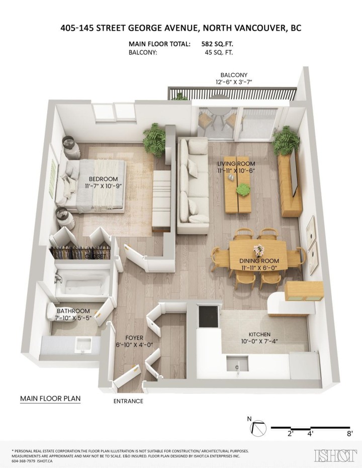 Photo 12 at 405 - 145 St. Georges Avenue, Lower Lonsdale, North Vancouver