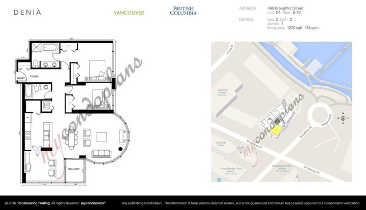 Photo 10 at 704 - 499 Broughton Street, Coal Harbour, Vancouver West