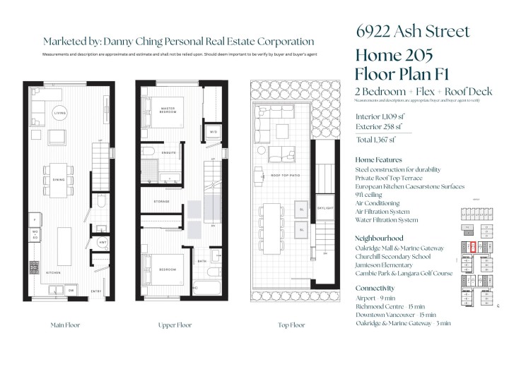 Photo 1 at 205 - 6922 Ash Street, South Cambie, Vancouver West
