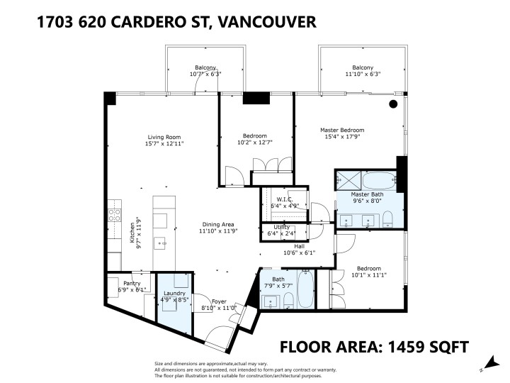 Photo 30 at 1703 - 620 Cardero Street, Coal Harbour, Vancouver West