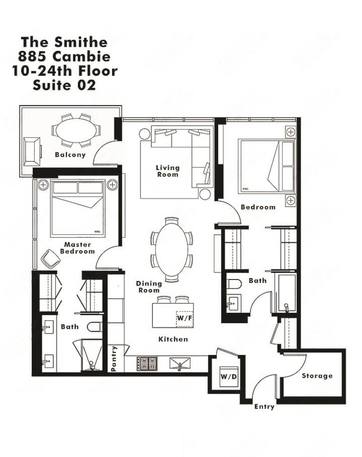 Photo 21 at 1502 - 885 Cambie Street, Downtown VW, Vancouver West