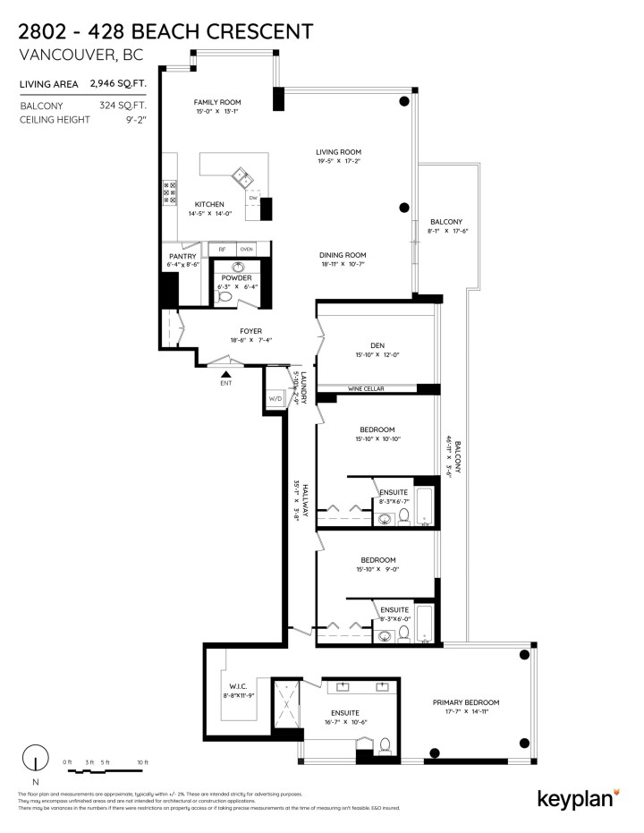 Photo 39 at 2802 - 428 Beach Crescent, Yaletown, Vancouver West