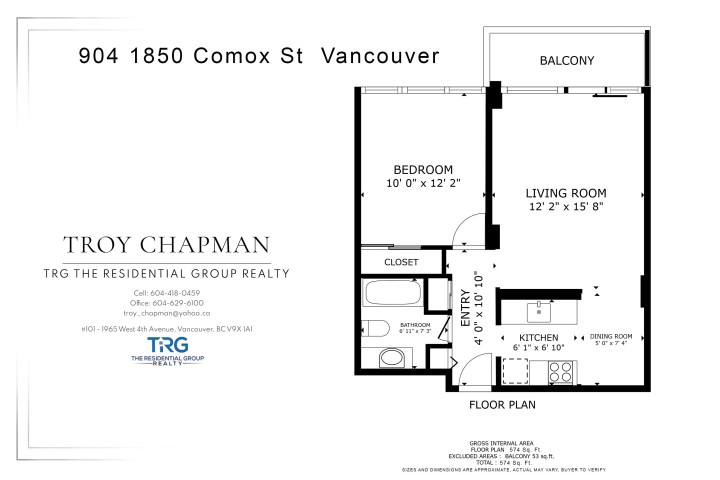 Photo 2 at 904 - 1850 Comox Street, West End VW, Vancouver West