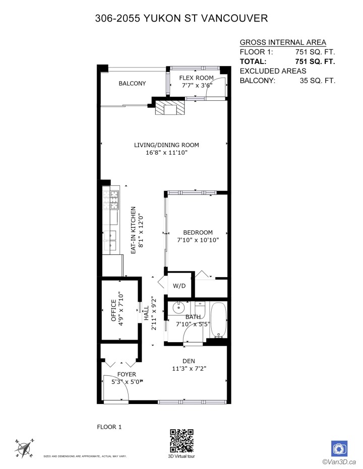 Photo 20 at 306 - 2055 Yukon Street, False Creek, Vancouver West