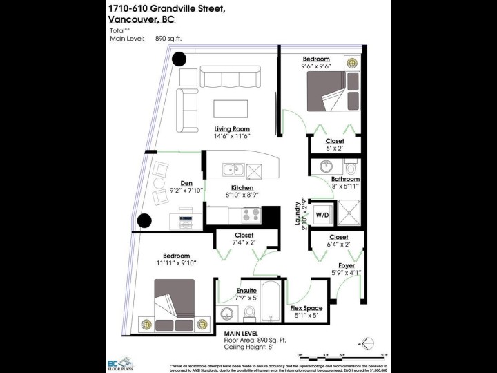 Photo 14 at 1710 - 610 Granville Street, Downtown VW, Vancouver West