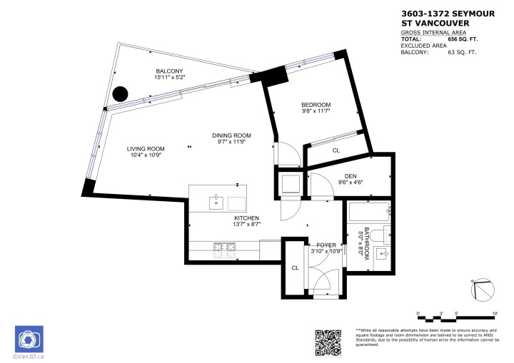 Photo 30 at 3603 - 1372 Seymour Street, Downtown VW, Vancouver West