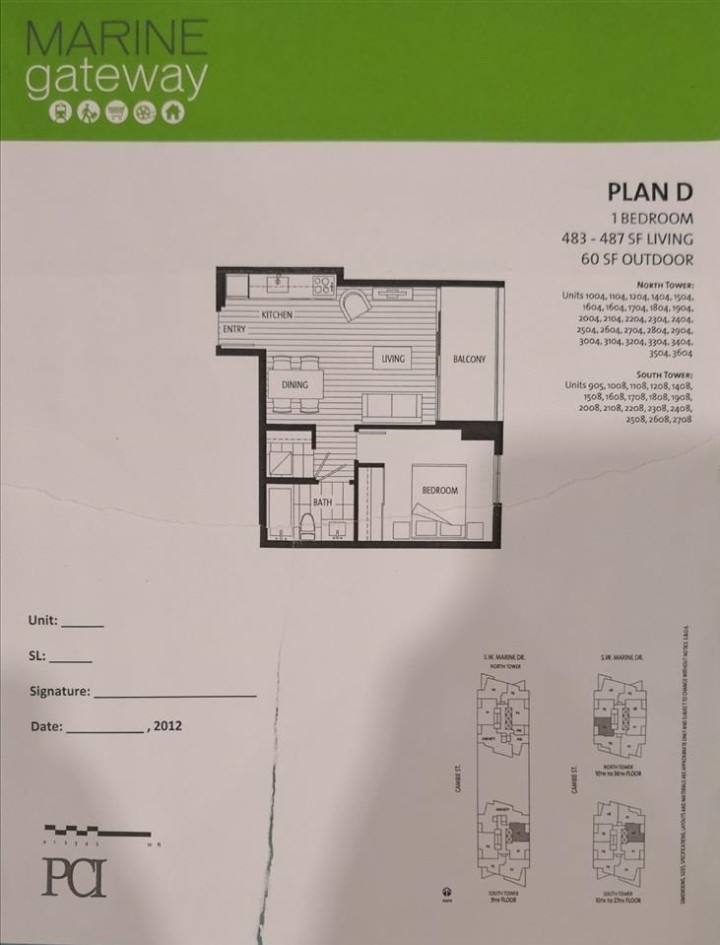 Photo 4 at 3504 - 488 Sw Marine Drive, Marpole, Vancouver West