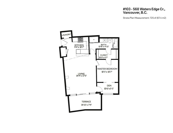 Photo 23 at 103 - 540 Waters Edge Crescent, Park Royal, West Vancouver