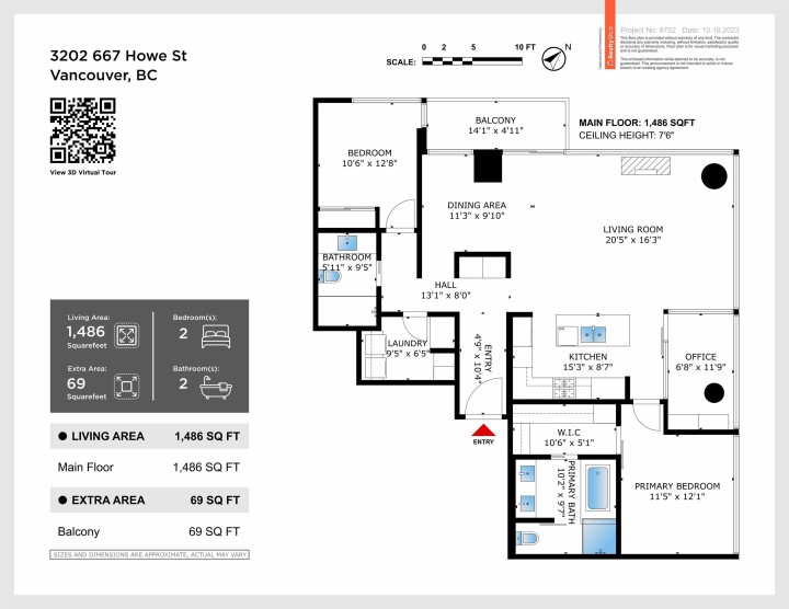 Photo 40 at 3202 - 667 Howe Street, Downtown VW, Vancouver West