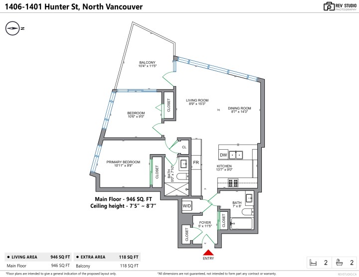 Photo 40 at 1406 - 1401 Hunter Street, Lynnmour, North Vancouver