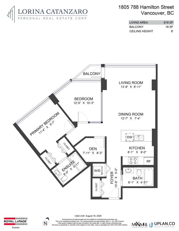 Photo 24 at 1805 - 788 Hamilton Street, Downtown VW, Vancouver West