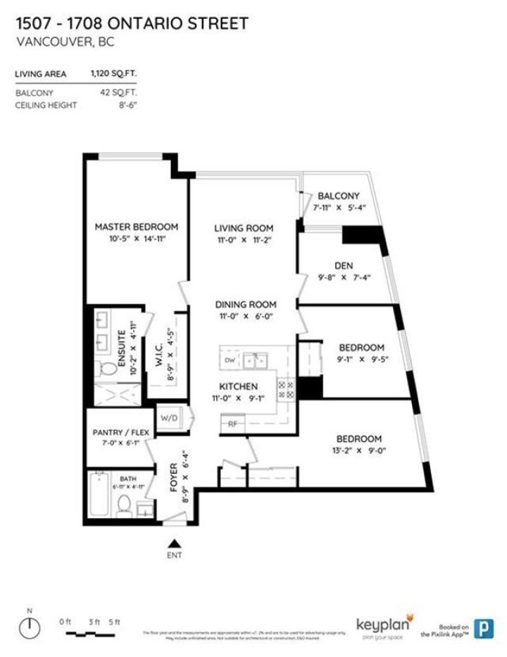 Photo 15 at 1207 - 1708 Ontario Street, Mount Pleasant VE, Vancouver East