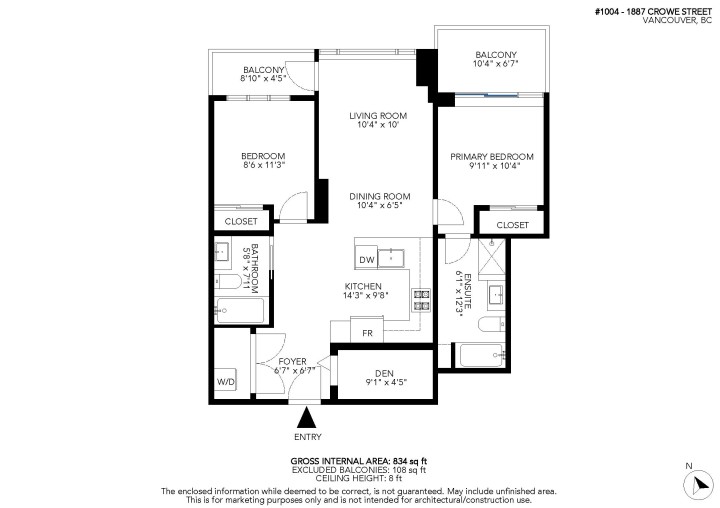 Photo 40 at 1004 - 1887 Crowe Street, False Creek, Vancouver West