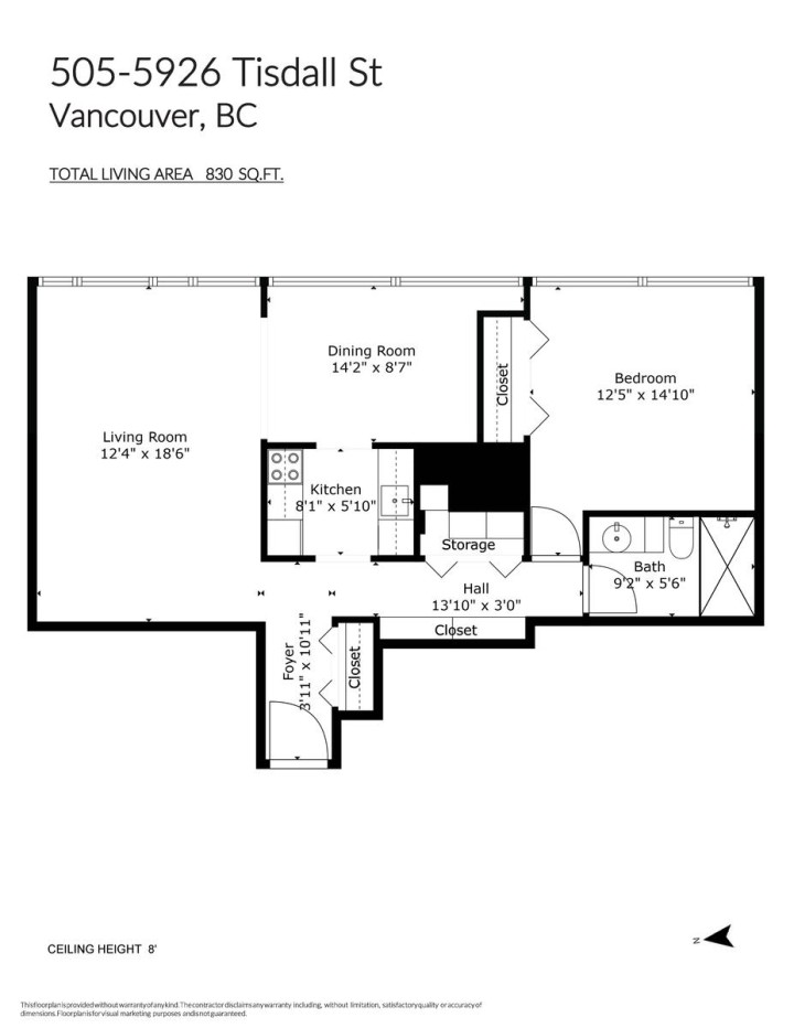 Photo 13 at 505 - 5926 Tisdall Street, Oakridge VW, Vancouver West