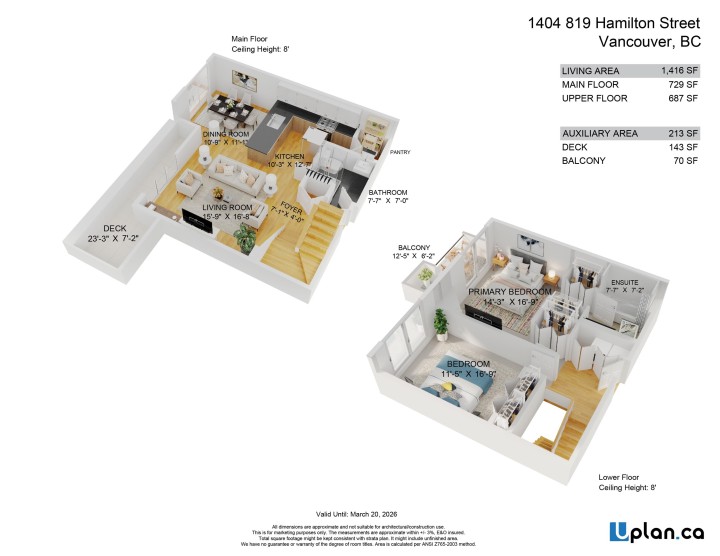 Photo 33 at 1404 - 819 Hamilton Street, Downtown VW, Vancouver West