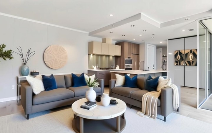 Photo 2 at 709 - 77 Walter Hardwick Avenue, False Creek, Vancouver West