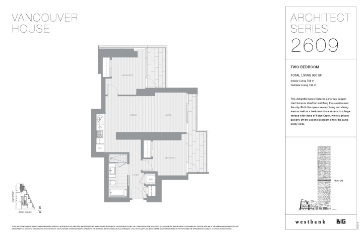 Photo 11 at 2609 - 1480 Howe Street, Yaletown, Vancouver West