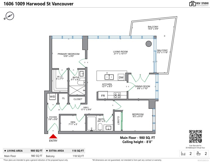Photo 30 at 1606 - 1009 Harwood Street, West End VW, Vancouver West