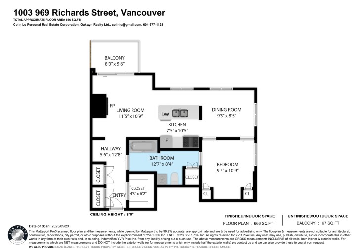 Photo 32 at 1003 - 969 Richards Street, Downtown VW, Vancouver West