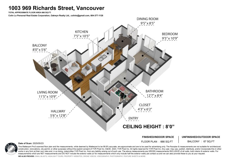 Photo 33 at 1003 - 969 Richards Street, Downtown VW, Vancouver West