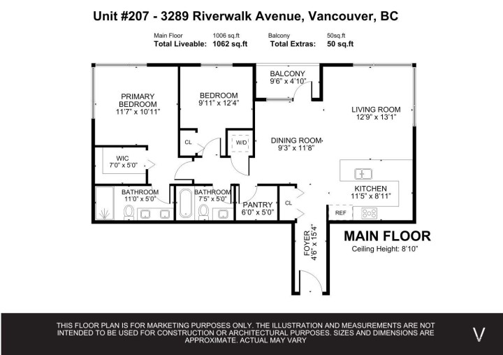 Photo 19 at 207 - 3289 Riverwalk Avenue, South Marine, Vancouver East