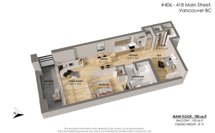 Photo 36 at 406 - 718 Main Street, Strathcona, Vancouver East