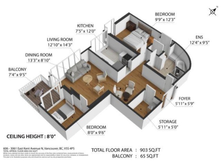 Photo 37 at 606 - 3061 E Kent Avenue North, South Marine, Vancouver East