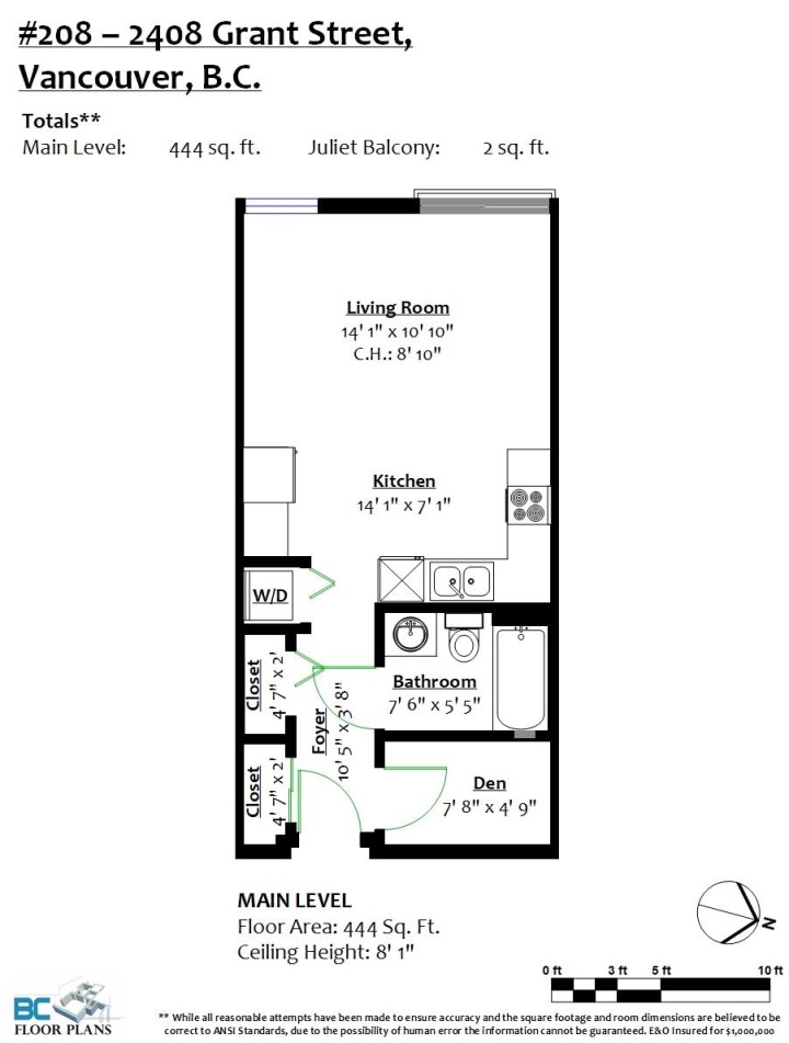 Photo 33 at 208 - 2408 Grant Street, Renfrew VE, Vancouver East