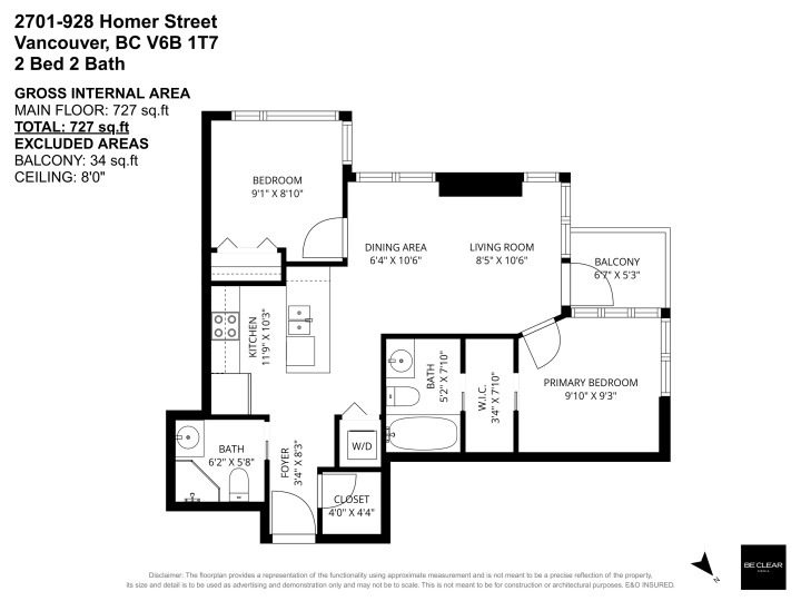 Photo 34 at 2701 - 928 Homer Street, Yaletown, Vancouver West