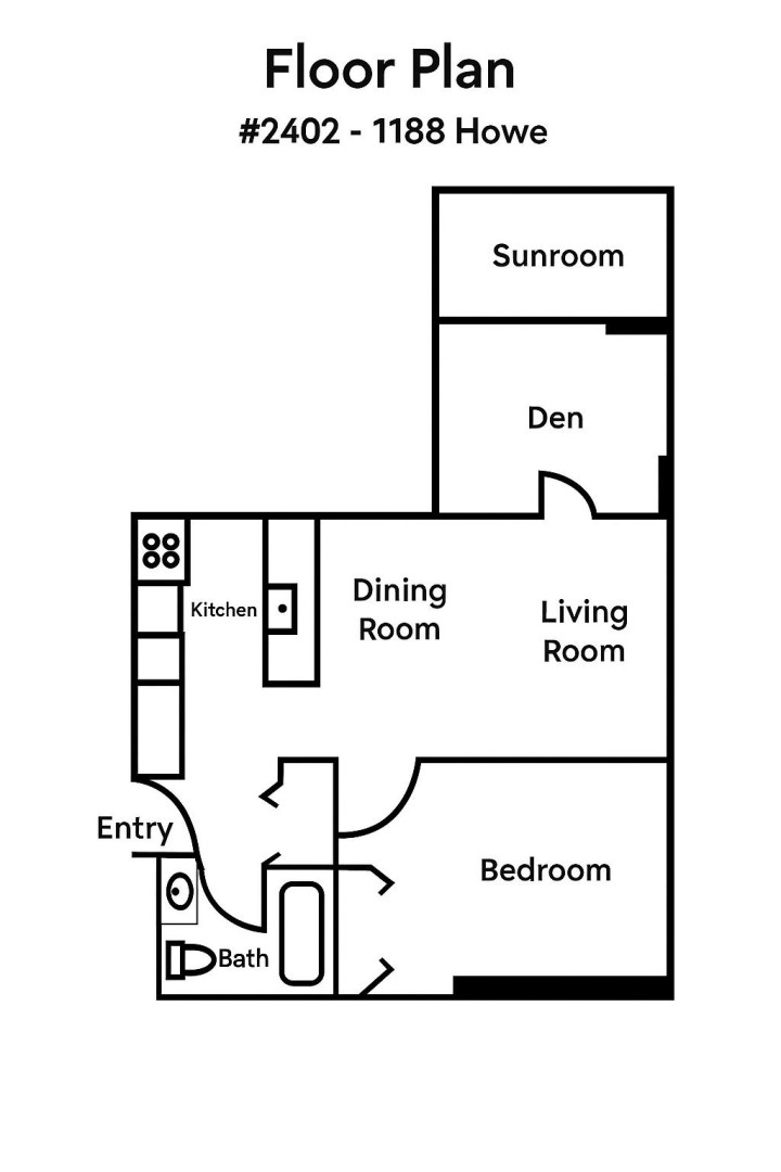 Photo 1 at 2402 - 1188 Howe Street, Downtown VW, Vancouver West