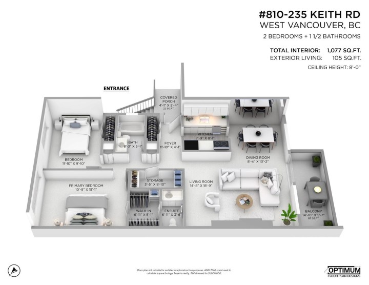 Photo 3 at 810 - 235 Keith Road, Cedardale, West Vancouver