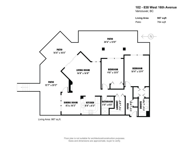 Photo 23 at 102 - 838 W 16th Avenue, Cambie, Vancouver West