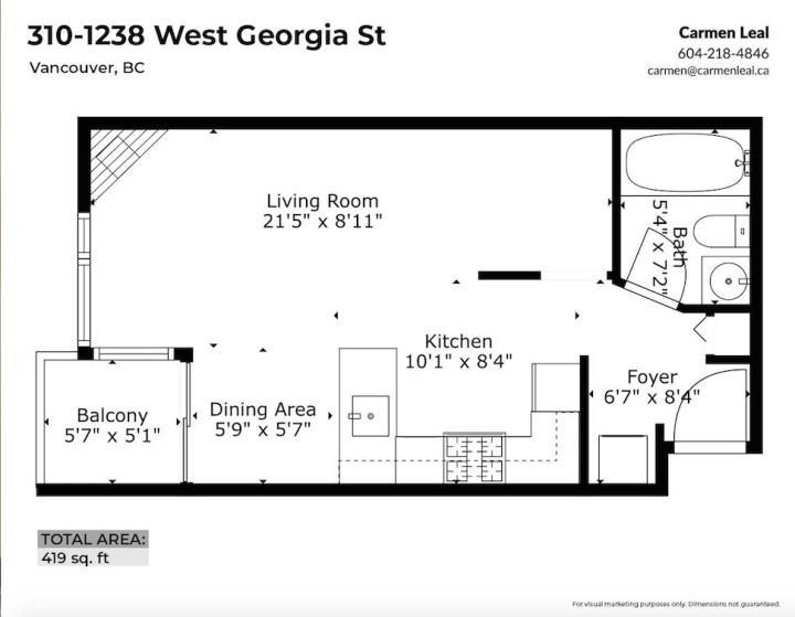 Photo 24 at 310 - 1239 W Georgia Street, Coal Harbour, Vancouver West