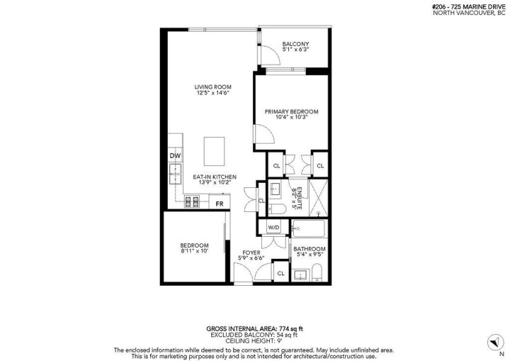 Photo 35 at 206 - 725 Marine Drive, Harbourside, North Vancouver