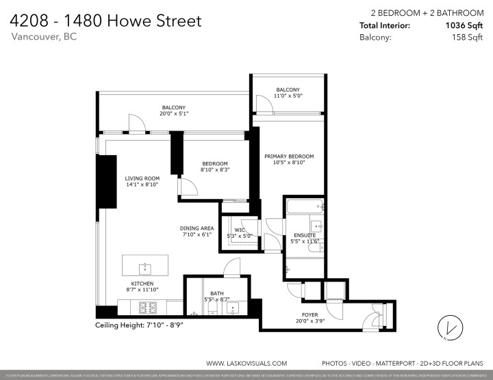 Photo 23 at 4208 - 1480 Howe Street, Yaletown, Vancouver West