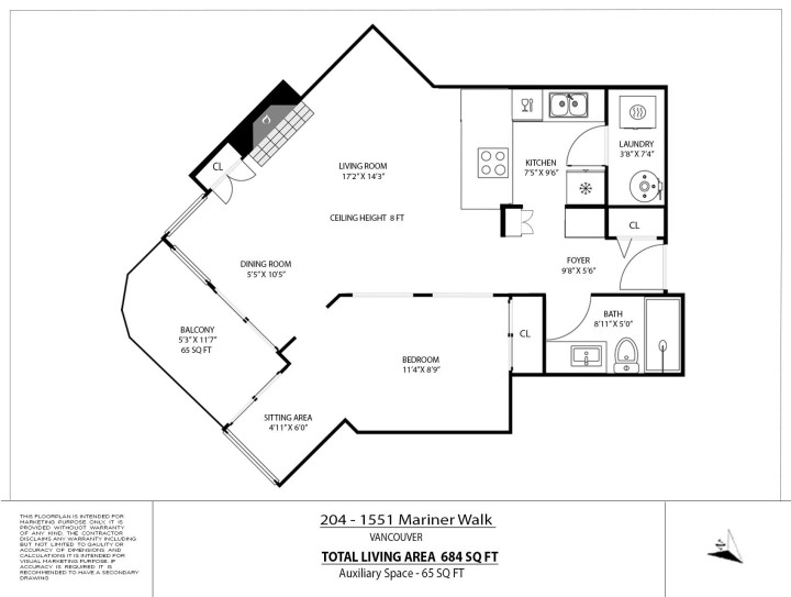Photo 40 at 204 - 1551 Mariner Walk, False Creek, Vancouver West