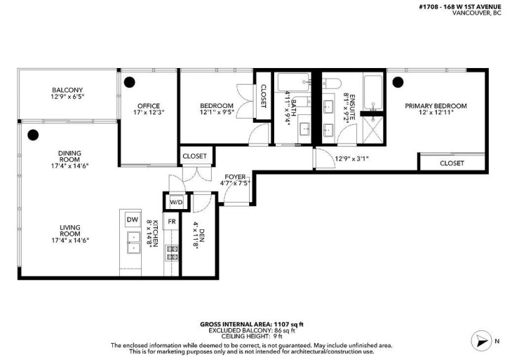 Photo 37 at 1708 - 168 W 1st Avenue, False Creek, Vancouver West