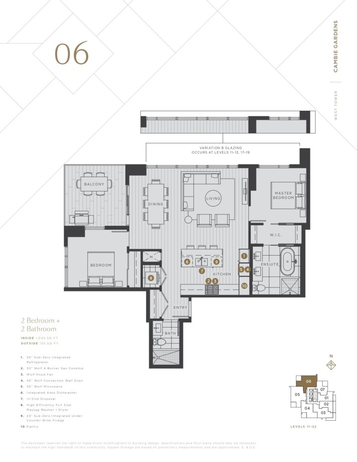 Photo 16 at 1706 - 7418 Paulson Street, South Cambie, Vancouver West