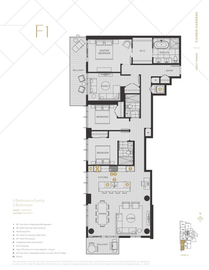 Photo 6 at 605 - 7418 Paulson Street, South Cambie, Vancouver West